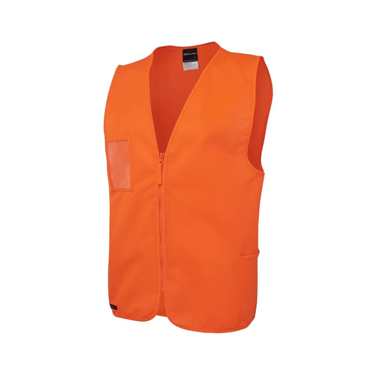 JB's HiVis Zip Safety Vest - Image 2