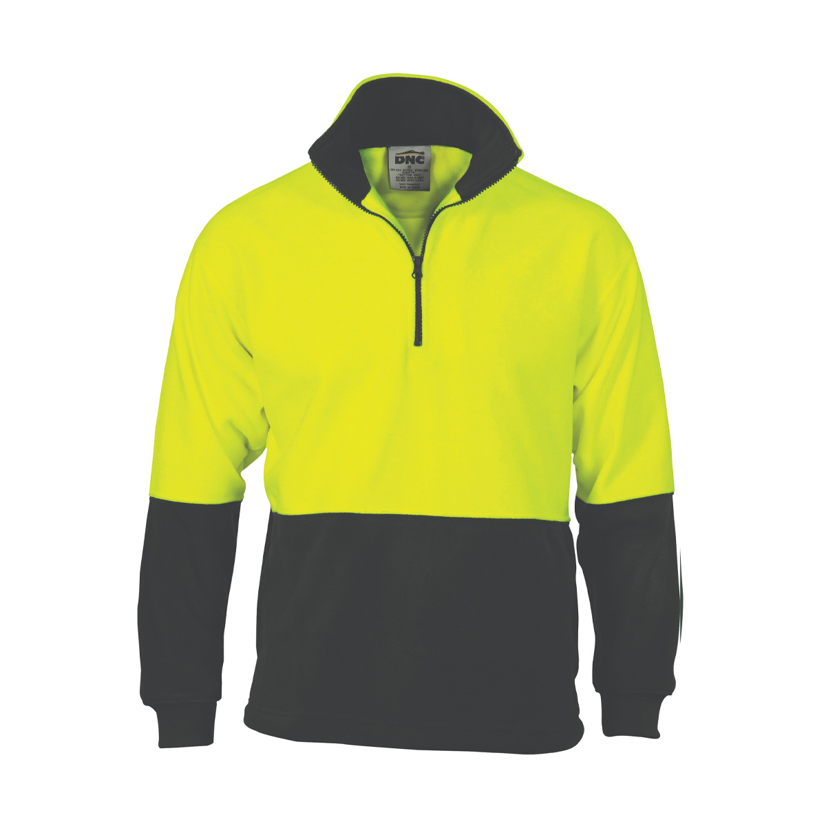 DNC HiVis 1/2 Zip Polar Fleece Jumper
