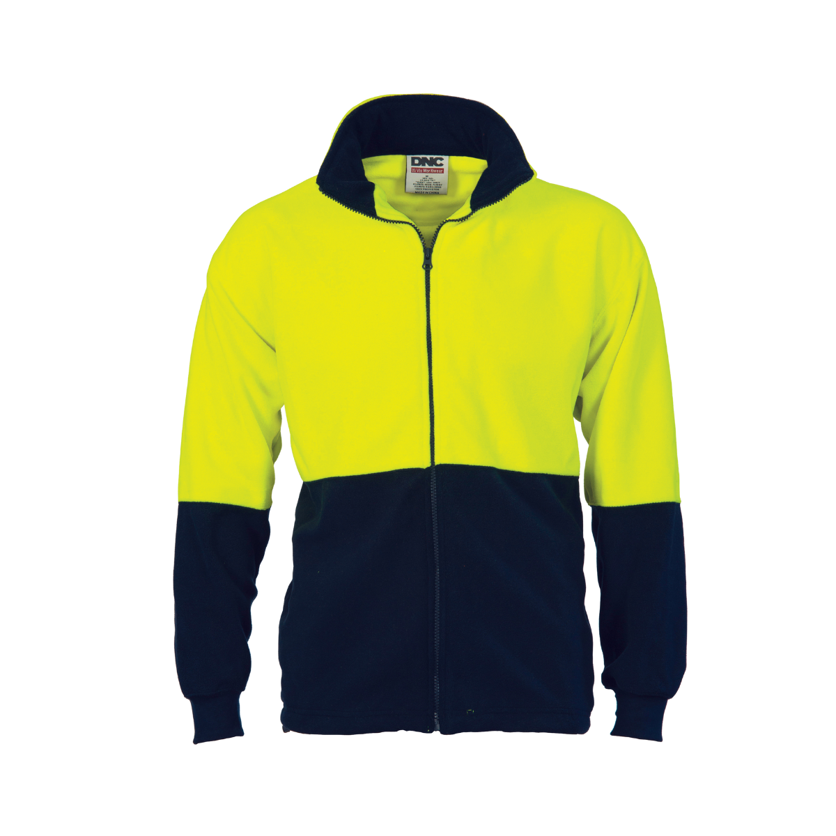 DNC HiVis Full Zip Polar Fleece Jumper - Image 2