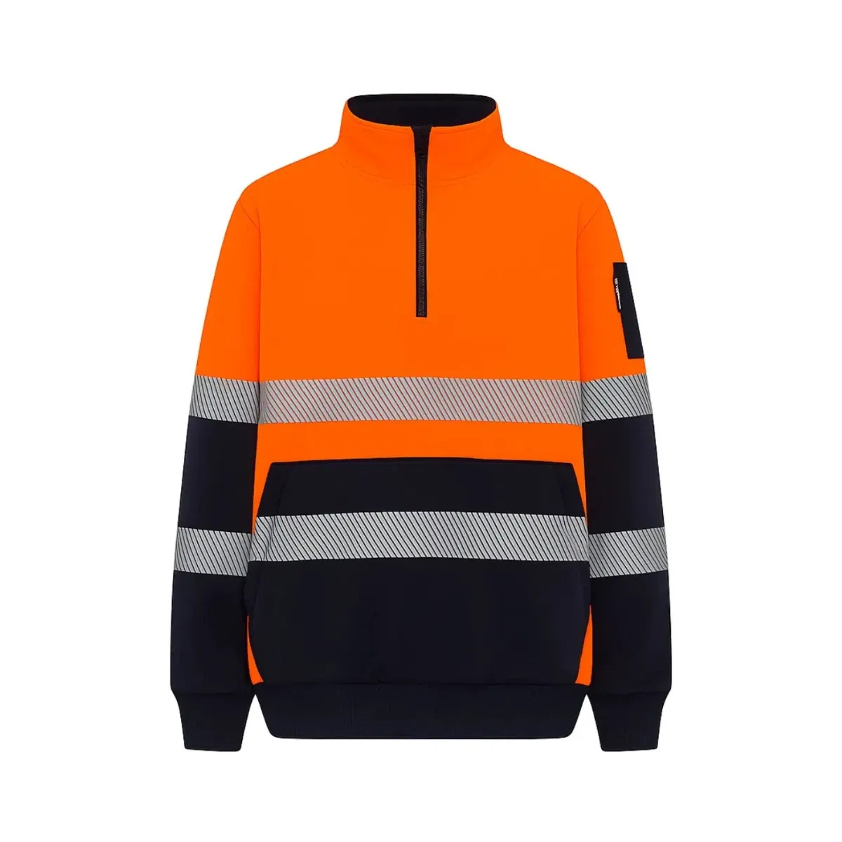Test1 Test1 Badger Corex® Mens 1/2 Zip HiVis Taped Jumper - Image 2